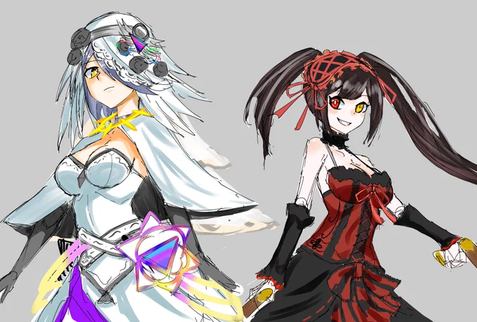 今日は僕のもう1人の推し、時崎狂三の誕生日なんですよね。 誕おめ絵を描くべきなんでしょうが、タイミング悪く今日から1日出張で絵が描けないので、最後に描いた狂三の絵載せときます。 誕生日おめでとう