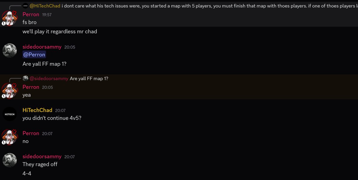 Forced to 4v5 so they FF Map 1