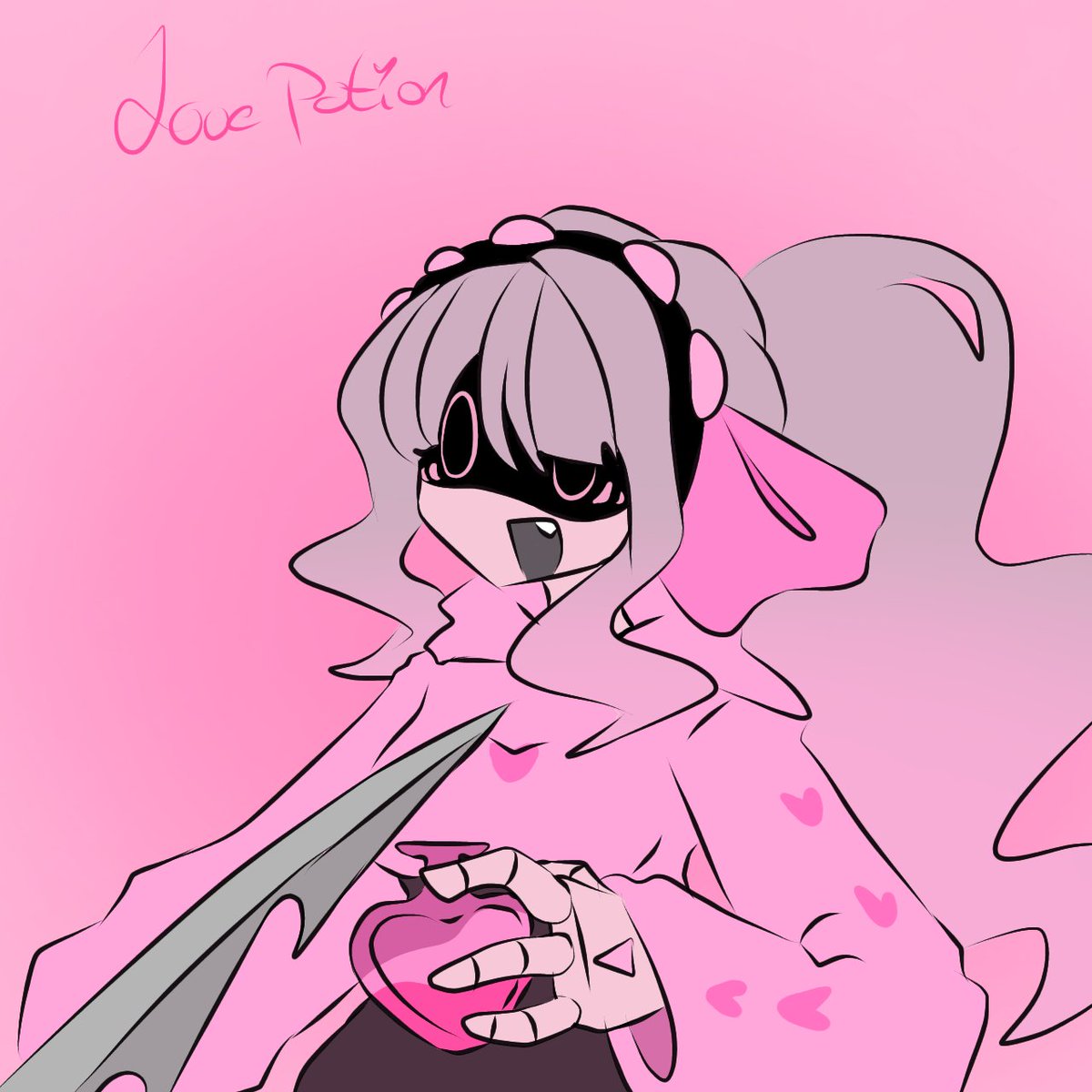 toshimellow's tweet photo. @tsukyiio You may have this Pink Girlypop (cupid themed disassembly drone lol) https://t.co/LnSOZO0hX3