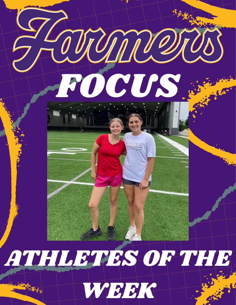 Summer workouts started last week for our athletes. They are showing up and getting better everyday! Our word for last week was FOCUS! Presley McIver and Madeline Herrod-Bright were selected as the high school and junior high athletes of the week that represented this word!