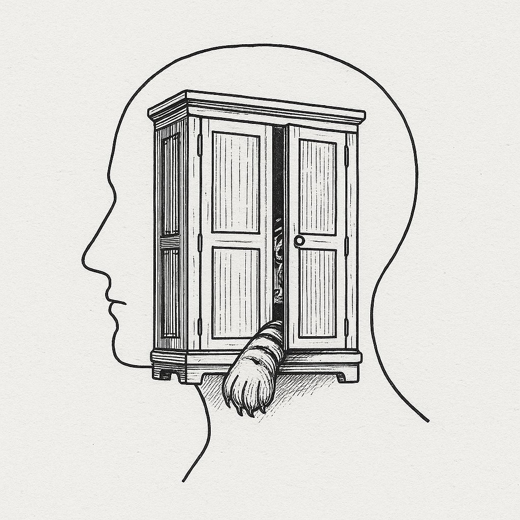mijobiscanmusic's tweet photo. There's a tiger in your cupboard.

The cupboard is in your head. https://t.co/oI3yPcJYhy