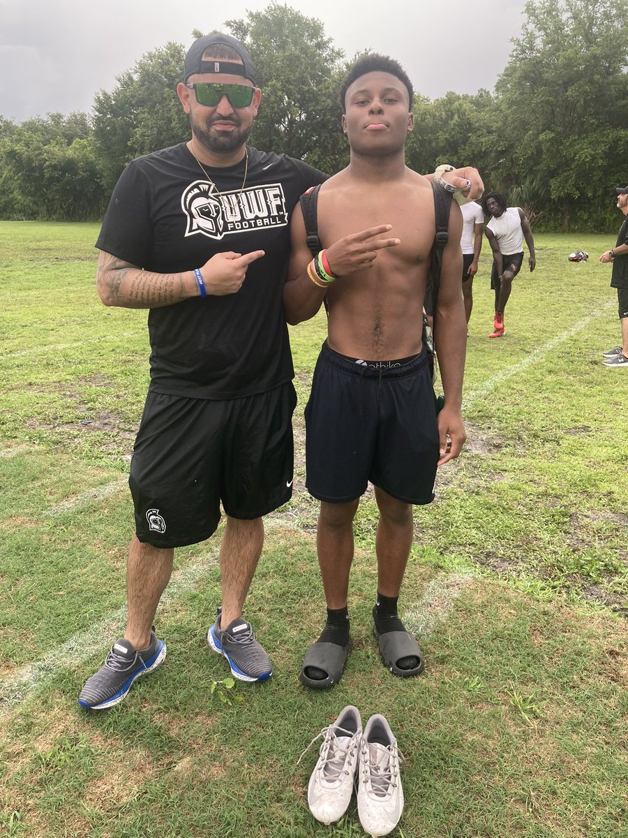 Jason Charleston (@j8son__c) on Twitter photo Had a great day at <a href="/UWFFootball/">UWF Football</a> camp kicking off my summer football!!
<a href="/CoachHarperFB/">Tony Harper</a> <a href="/Coach_Denson863/">TJ Denson</a> <a href="/CoachMelo90/">Coach Melo™️</a> <a href="/Will_StoptheRun/">Patrick Williams</a> Had a great day at <a href="/UWFFootball/">UWF Football</a> camp kicking off my summer football!!
<a href="/CoachHarperFB/">Tony Harper</a> <a href="/Coach_Denson863/">TJ Denson</a> <a href="/CoachMelo90/">Coach Melo™️</a> <a href="/Will_StoptheRun/">Patrick Williams</a>