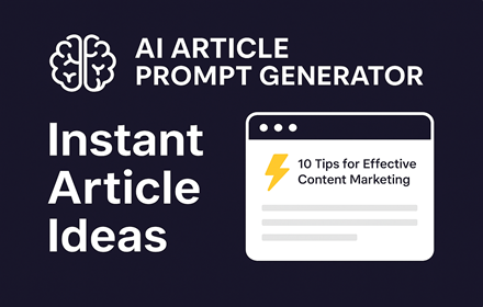 SEOsunnyvale's tweet photo. AI Article Prompt Generator – Chrome Extension https://t.co/ps3FXAVEn3 via @YouTube https://t.co/AiFBxX0PES