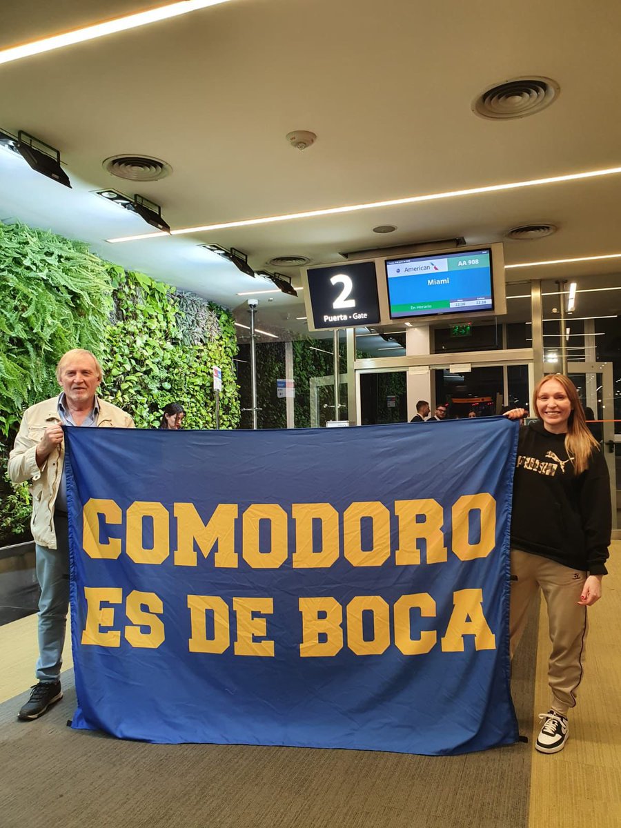 Arranca un sueño! Y arrancan los primeros Comodorenses para decir presente!
VAMOS <a href="/BocaJrsOficial/">Boca Juniors</a>, VAMOS COMODORO!

🔵🟡🔵COMODORO🔵🟡🔵
🔵🟡🔵ES DE BOCA 🔵🟡🔵