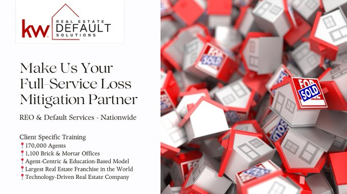 vegasreo's tweet image. 💼 KW Default Solutions: Your go-to for loss mitigation, home retention &amp;amp; short sale services! 
      We deliver professional, cost-effective solutions to meet growing demands &amp;amp; boost efficiency. 
Let us help you succeed!  KWDefaultSolutions.com 

#RealEstate #ShortSale