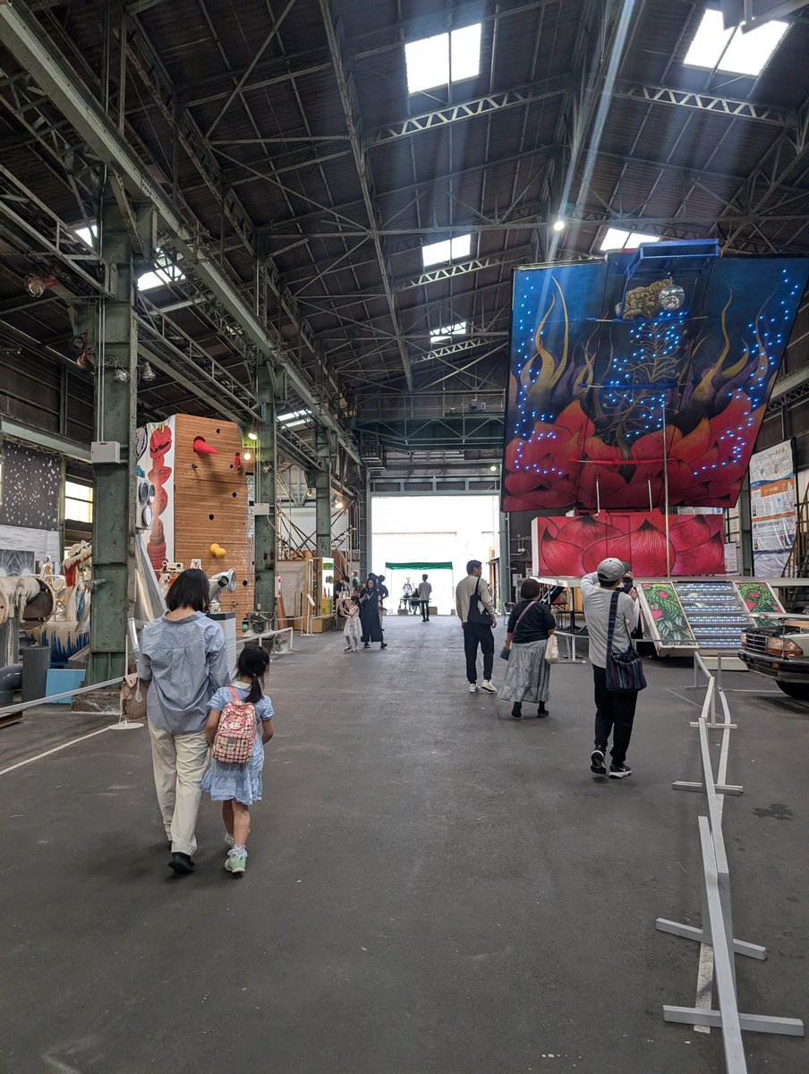 ChishimaFound's tweet photo. 【北加賀屋OPEN DAY 閉幕御礼】
現代美術のアートフェア「ART OSAKA 2025」と合わせて開催した「北加賀屋OPEN DAY」が閉幕しました。
多くの方に北加賀屋を満喫いただきとても嬉しく思っています。誠にありがとうございました。

次回の「北加賀屋OPEN DAY」は今秋9～11月🍁
お楽しみに！ https://t.co/YnY0jT81rB