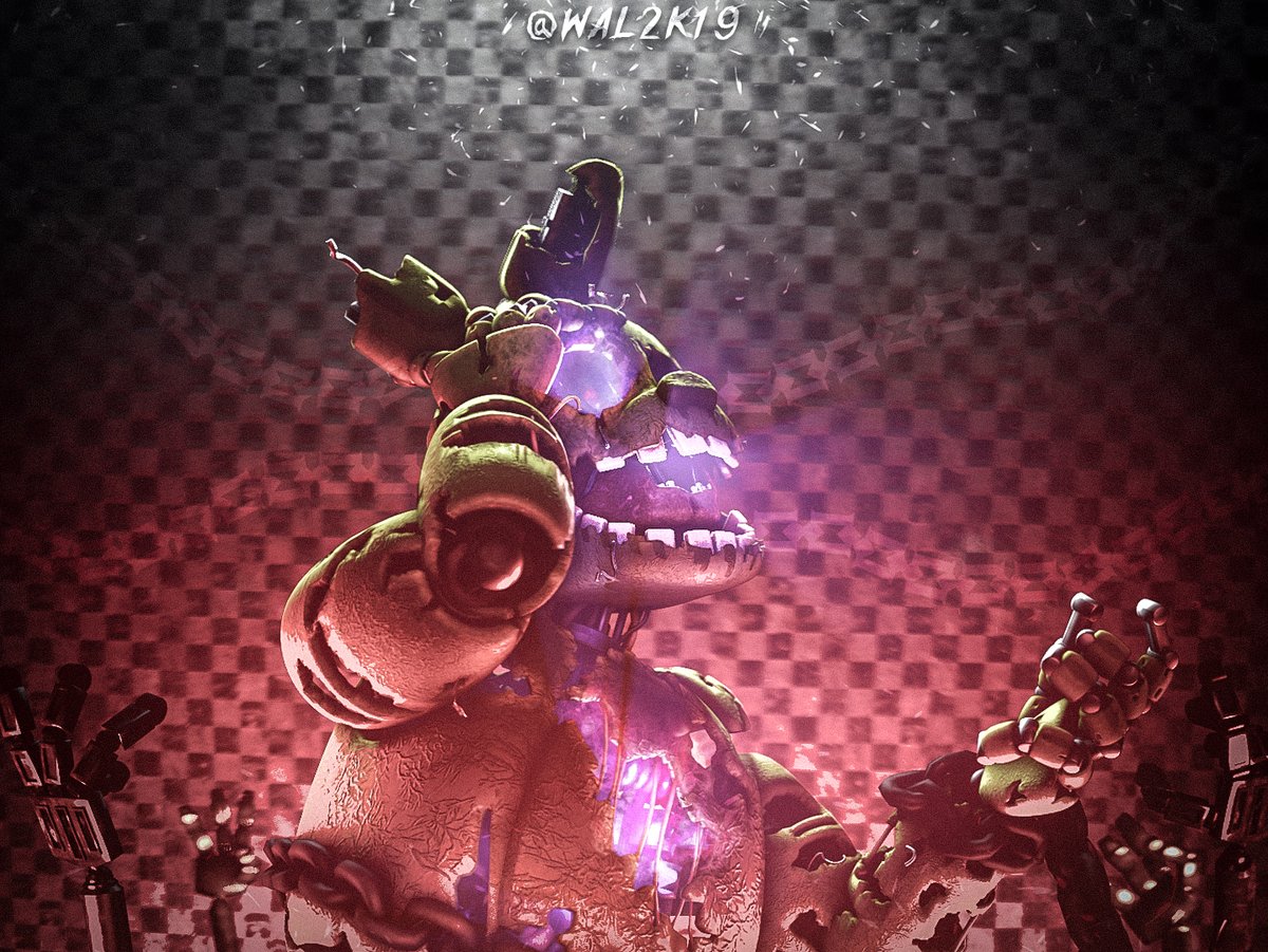 Wal2K24's tweet image. Render Springtrap (Inspired by @CollabP17316 )