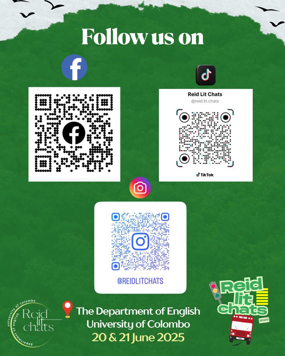 Kauship1's tweet photo. Coming soon!
#ReidLitChats at the Dept of English at @ColomboUni https://t.co/ZB3ZMylYrI