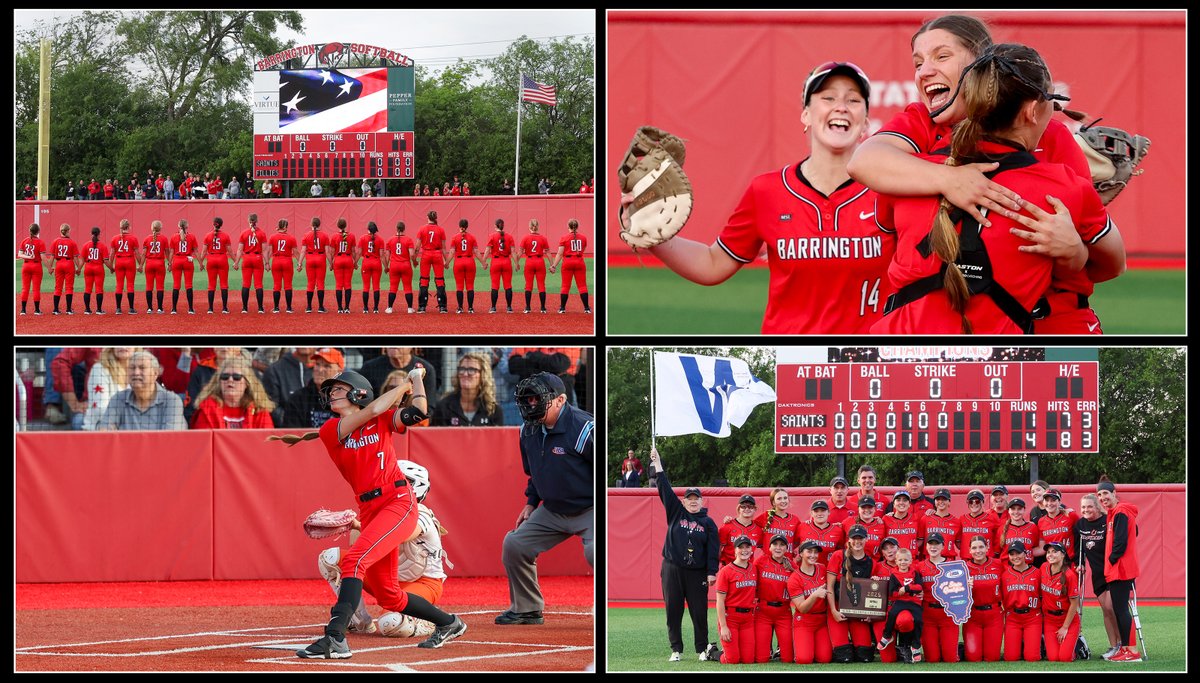 FILLIES ARE GOING TO <a href="/IHSAState/">IHSA State</a> !  What an epic Supersectional win for the <a href="/softballBHS_/">Barrington H.S. Softball</a>  Fillies against a talented St. Charles East team. <a href="/reesecullen2025/">Reese Cullen 2025</a>  with a two-run 💣 plus strong bats throughout the line-up. <a href="/ktaraschewsky/">Katie Taraschewsky 2026</a> pitched with grit!  🥎♥️🖤🥎<a href="/BHS220Athletics/">BarringtonAthletics</a>