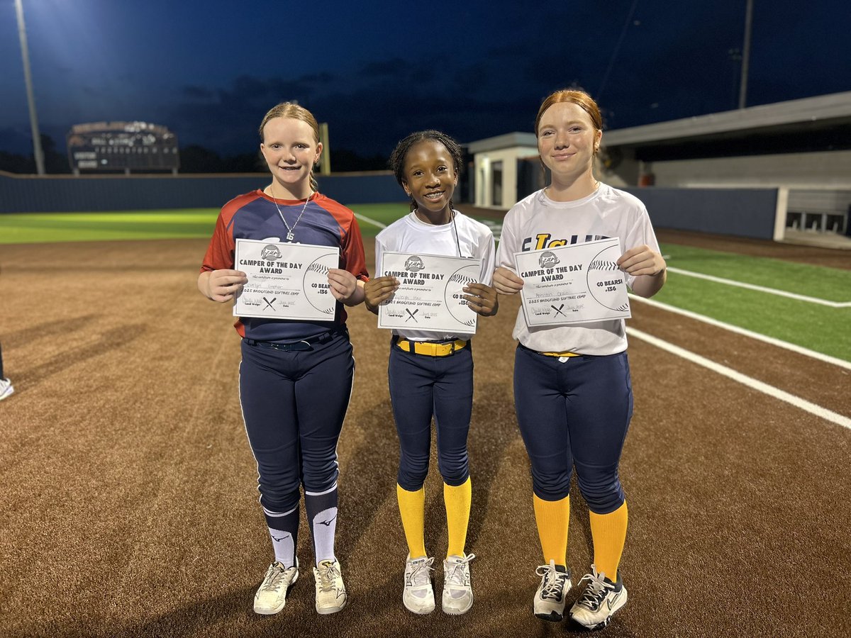 Bridgeland Softball (@bridgeland_sb) on Twitter photo Here are the afternoon Campers of the Day! Way to go!! <a href="/bhabc_bears/">Bridgeland High Athletic Booster Club</a> #WinTheDay Here are the afternoon Campers of the Day! Way to go!! <a href="/bhabc_bears/">Bridgeland High Athletic Booster Club</a> #WinTheDay