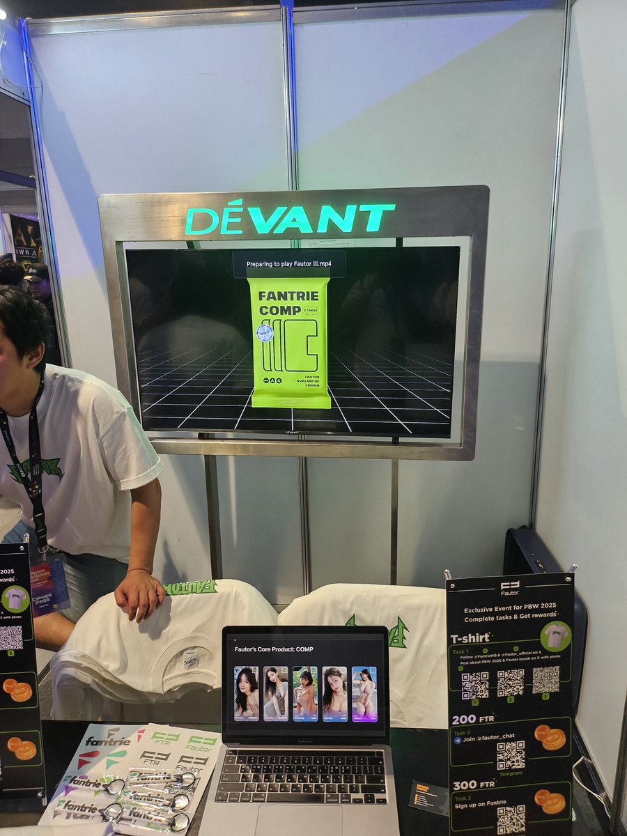 Visit <a href="/fautor_official/">Fautor🔺</a> booth at <a href="/philippinebc_wk/">Philippine Blockchain Week</a> and join exclusive event! Get an awesome Fautor T-shirt and 500 $FTR! Don’t miss out! <a href="/FantrieHQ/">Fantrie</a>