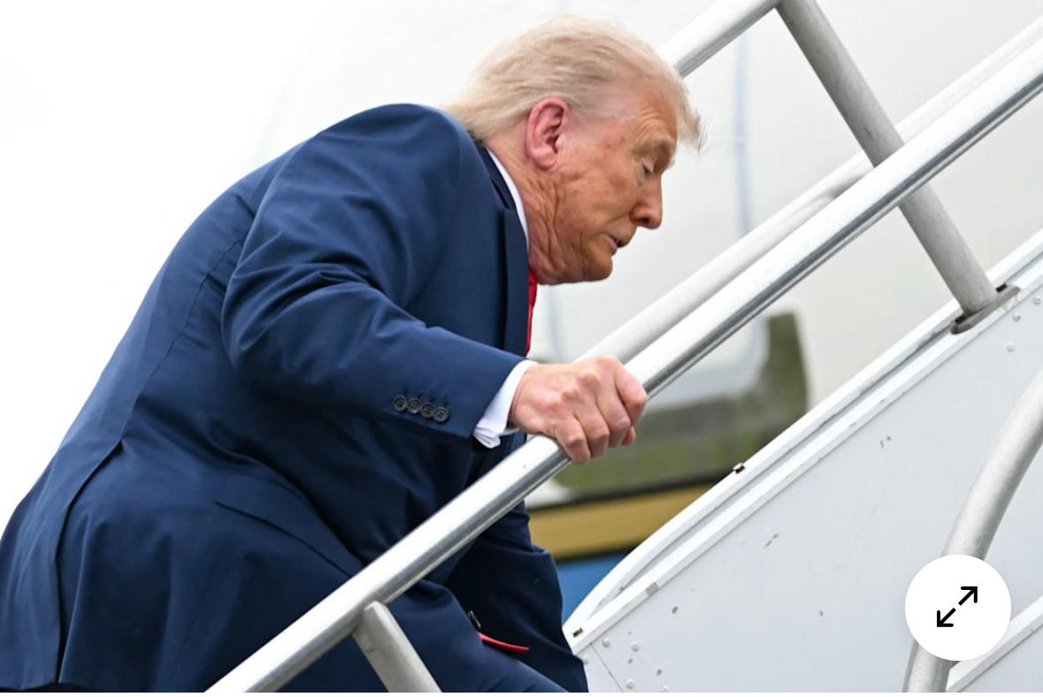 No MAGA mention of Trump stumbling up the stairwell to air force 1?  Shocking…