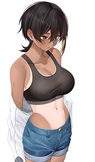 「あっつ…」