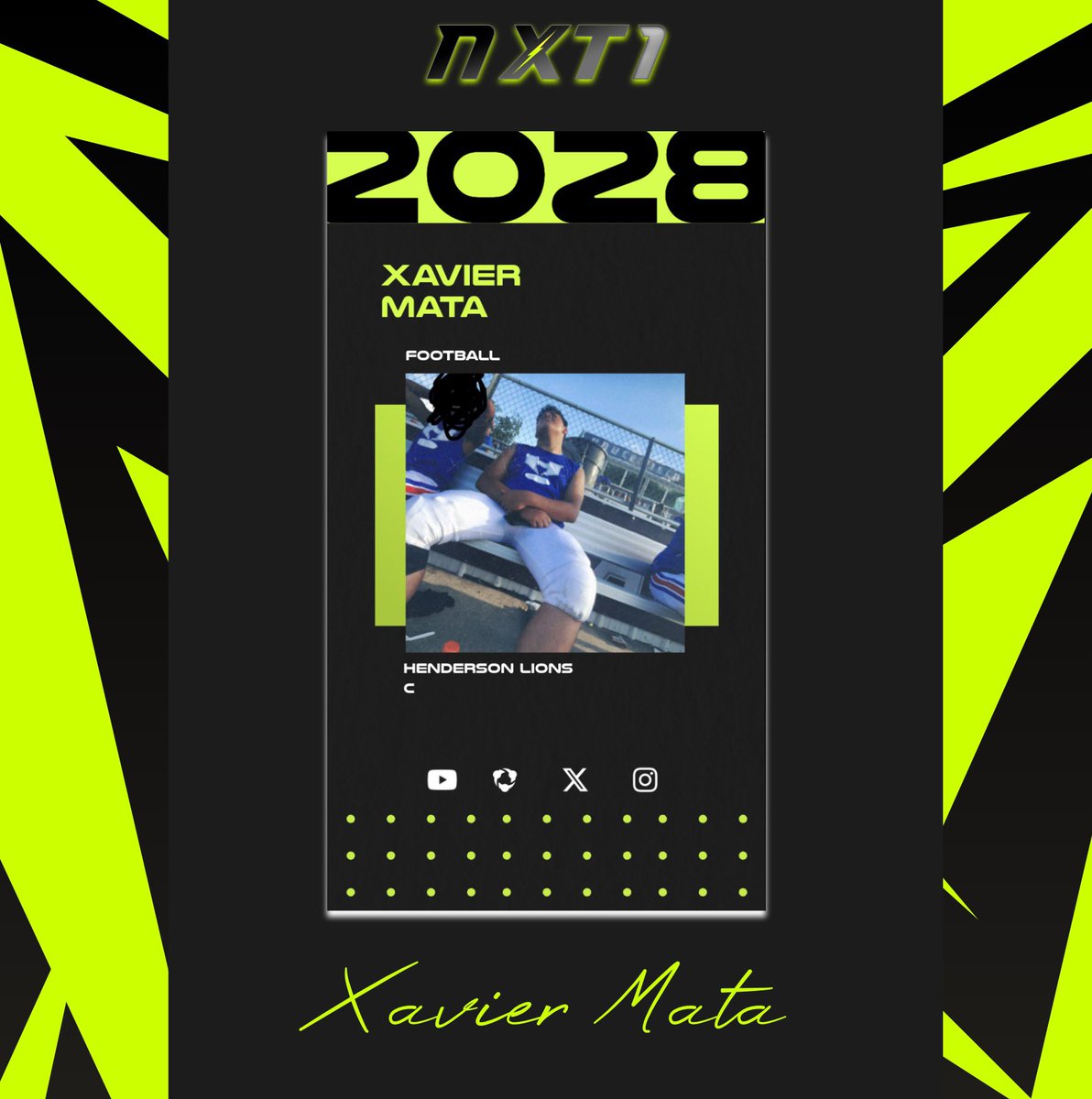 nxt1sports's tweet photo. Hyped up to welcome C/O 28 
Rising athlete @XavierOline_C 🏈🦾
to NXT1! 

NXT1 prospect profile ⬇️
https://t.co/2BDt6kgzmu

🚀Download the NXT 1 app &amp; get automated graphics, dynamic profiles, elite recruiting tools, &amp; more FREE!
https://t.co/xSsO60zuCC

@nxt1football https://t.co/xGrC3kntQM