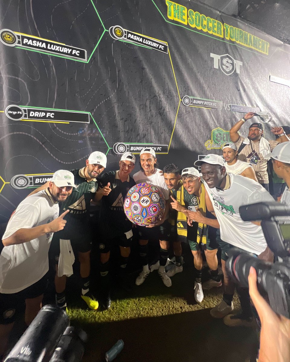 SanDiegoSockers's tweet photo. Our very own Charlie Gonzalez, the Million Dollar goal scorer, led Bumpy Pitch FC to their TST Championship victory tonight!! 🏆

HUGE congratulations to Charlie, Cesar Cerda, Mitchell Cardenas, and Christian Gutierrez 🙌 https://t.co/iMwM85vK0b