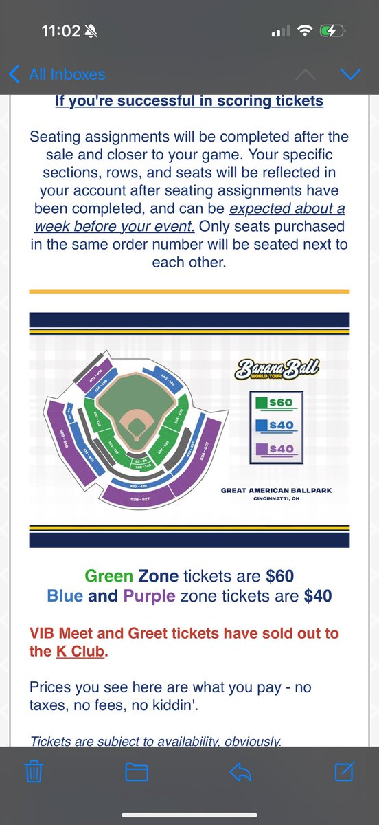 Rachel Wilson (@rachh_wils) on Twitter photo It is crazy how much people are upselling the tickets to the <a href="/TheSavBananas/">Savannah Bananas</a> games this weekend in Cincy, fun fact tickets were between $40-$60. People are wild for how much money they are trying to get out of people cause it’s sold out It is crazy how much people are upselling the tickets to the <a href="/TheSavBananas/">Savannah Bananas</a> games this weekend in Cincy, fun fact tickets were between $40-$60. People are wild for how much money they are trying to get out of people cause it’s sold out