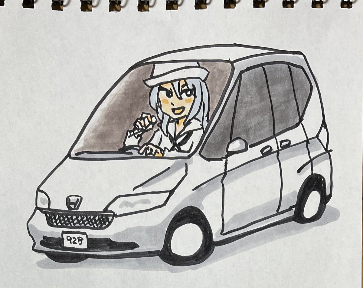 西住まほ 「#ひとりHONDAまつり」|zama36のイラスト