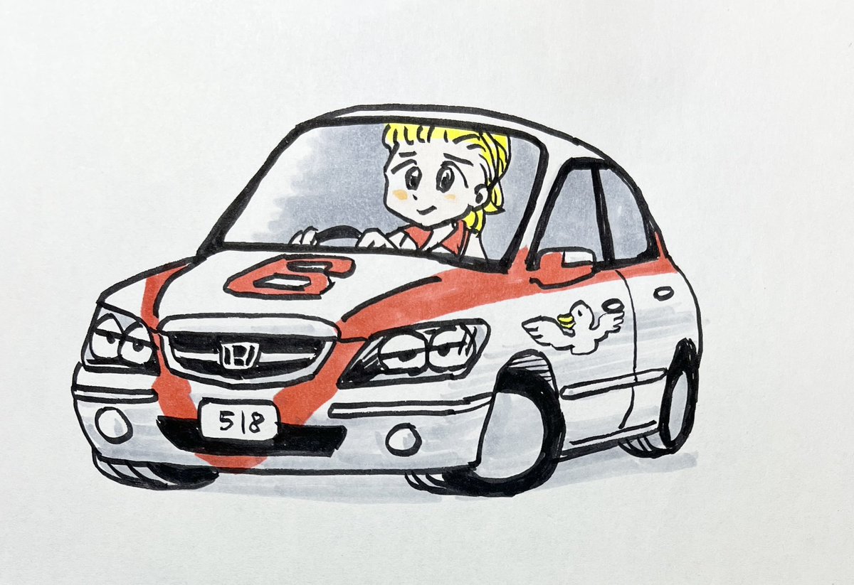 西住まほ 「#ひとりHONDAまつり」|zama36のイラスト