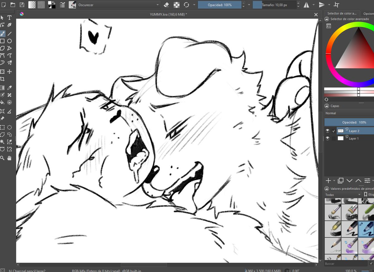 holi ¿ me extrañaron? les estoy dibujando algo chiquito para hoy uwu