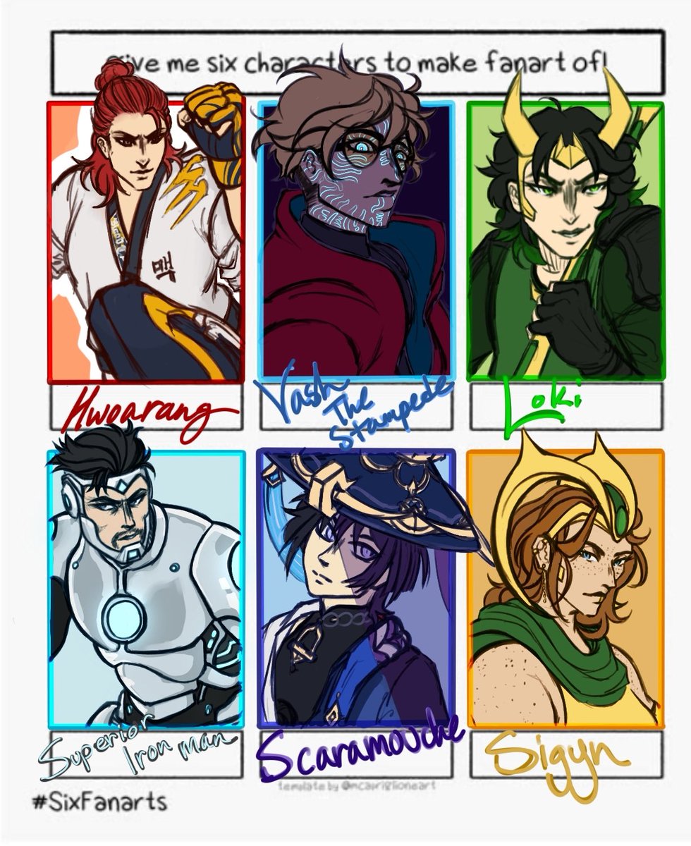 Ok finished these- kinda made my own design on sigyn based on ones i saw but i like her 💚