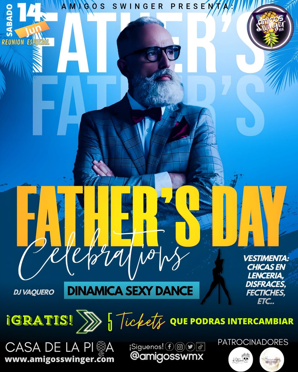 ‼️#Jueves y #Sábado de esta semana ‼️🤩

Festejos super padres 🎉🍾

Nos vemos en #LaPiña🍍