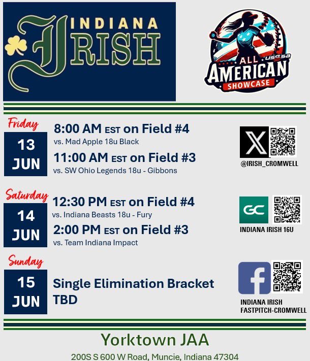 Indiana Irish 16U tweet media
