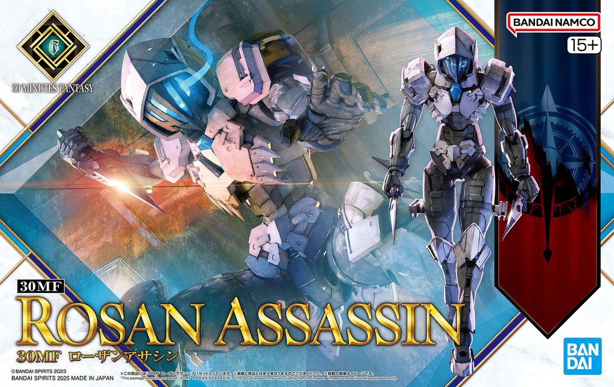 30mlabel_en's tweet image. #30MF NEW ITEM Information📣
30MF ROSAN ASSASSIN
#30ML #PlasticModelKit