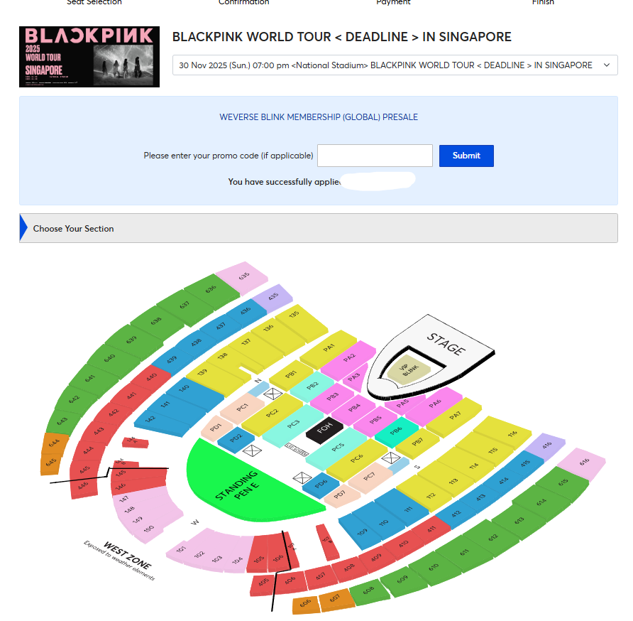 TicketGoRound's tweet image. we are in! only with magic #BLACKPINKinSG #BLACKPINK_WORLDTOUR2025