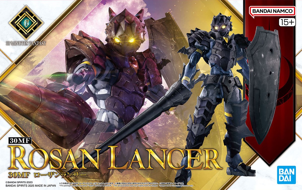 30mlabel_en's tweet image. #30MF NEW ITEM Information📣
30MF ROSAN LANCER
#30ML #PlasticModelKit