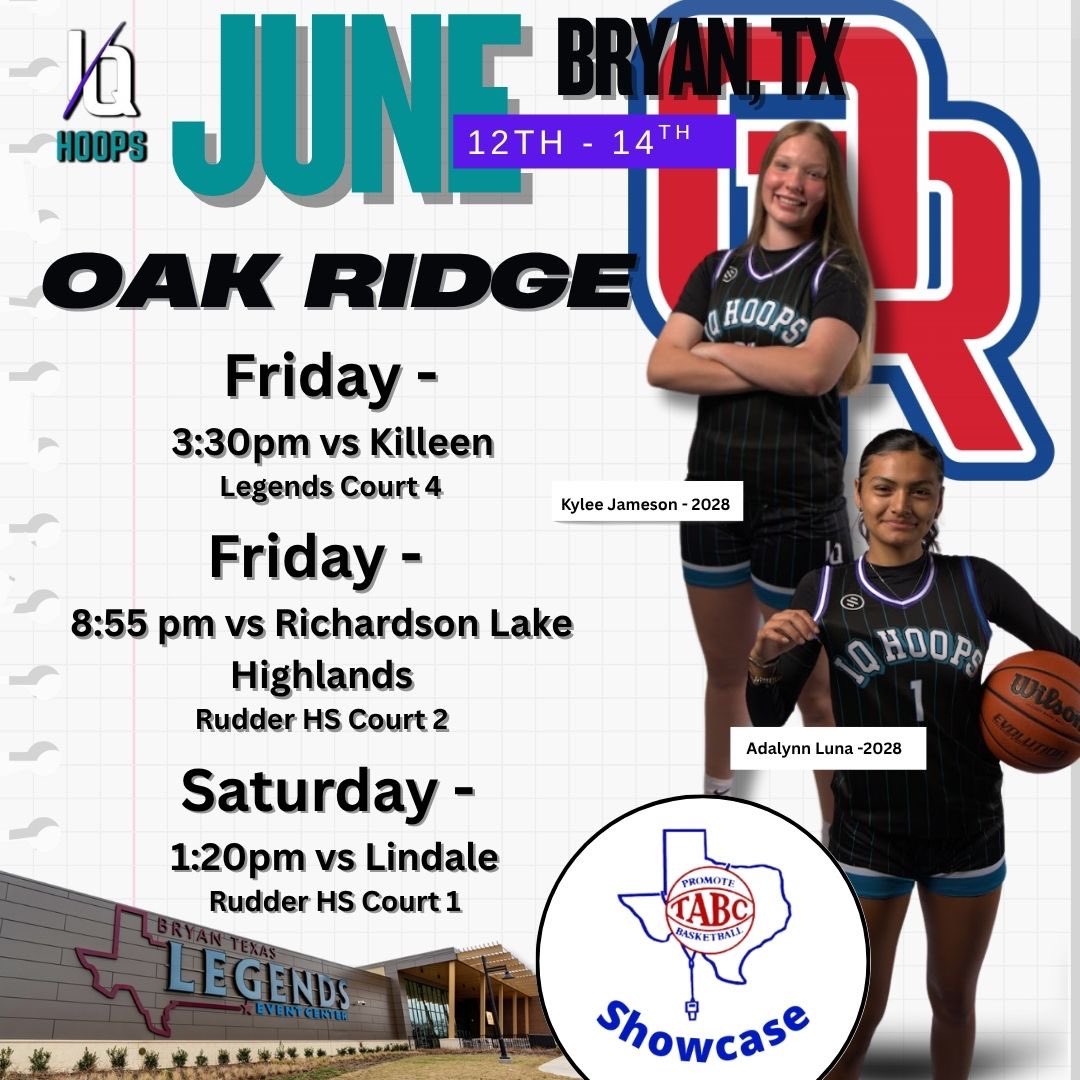 TABC Showcase schedules part 2