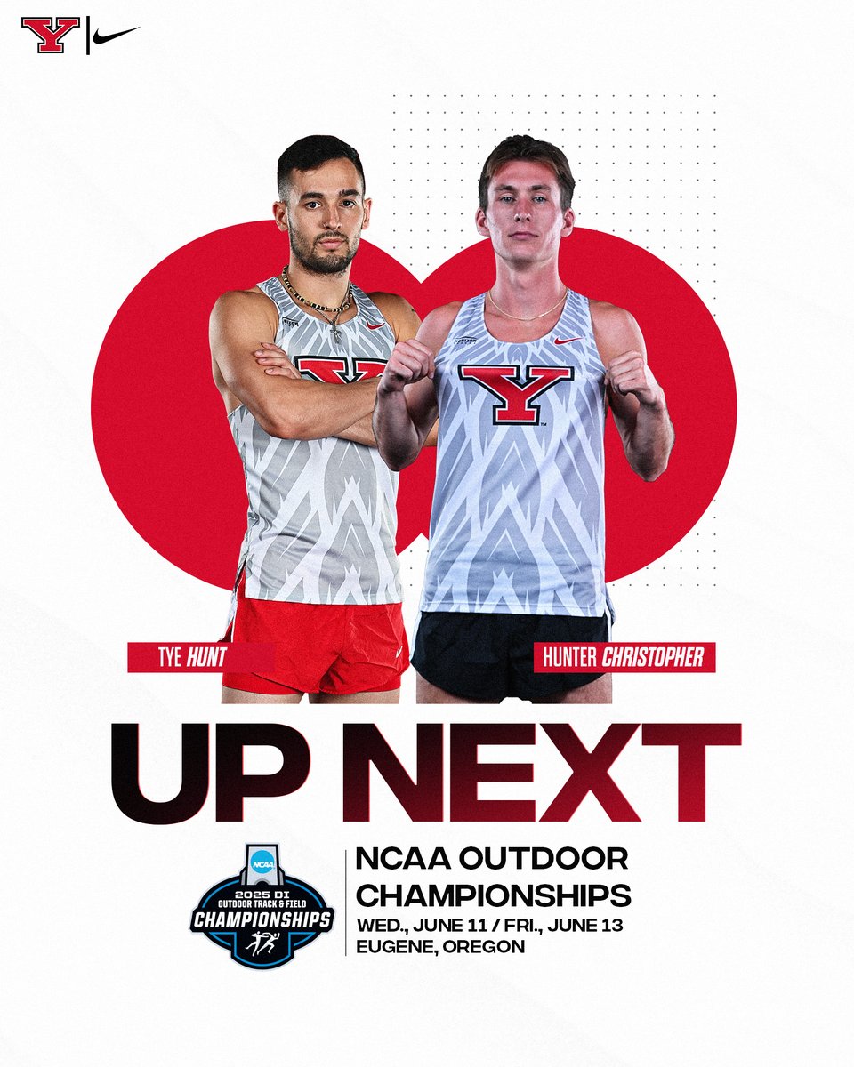 YSUTrackFieldXC ๐ง (@ysutrackfieldxc) on Twitter photo ๐๐ช๐ง ๐ฉ๐๐ฉ๐ก๐ ๐๐ช๐ฃ๐ฉ๐จ ๐๐ค๐ฃ๐ฉ๐๐ฃ๐ช๐
Up Next โก NCAA Championships
๐๐ฒ๐ ๐๐ฎ๐ง๐ญ in the Long Jump final on Wednesday
๐๐ฎ๐ง๐ญ๐๐ซ ๐๐ก๐ซ๐ข๐ฌ๐ญ๐จ๐ฉ๐ก๐๐ซ in the 5,000m final on Friday
#GoGuins ๐ง // #FlyWithTheY ๐ง ๐๐ช๐ง ๐ฉ๐๐ฉ๐ก๐ ๐๐ช๐ฃ๐ฉ๐จ ๐๐ค๐ฃ๐ฉ๐๐ฃ๐ช๐
Up Next โก NCAA Championships
๐๐ฒ๐ ๐๐ฎ๐ง๐ญ in the Long Jump final on Wednesday
๐๐ฎ๐ง๐ญ๐๐ซ ๐๐ก๐ซ๐ข๐ฌ๐ญ๐จ๐ฉ๐ก๐๐ซ in the 5,000m final on Friday
#GoGuins ๐ง // #FlyWithTheY ๐ง