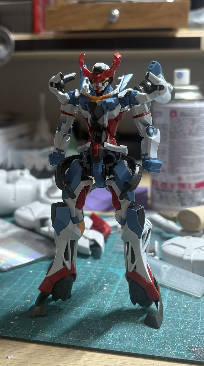 色んな作例見て作りたいなーと思っても、なかなかの厄介素体で結局箱をそっと閉じる