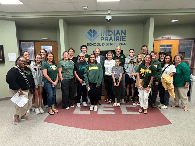 Imagine my surprise to see all these supportive parents and alumni to hear about our upcoming renovations! Thank you <a href="/WVHSpta/">WVHS PTA</a> for your support. Go Warriors!