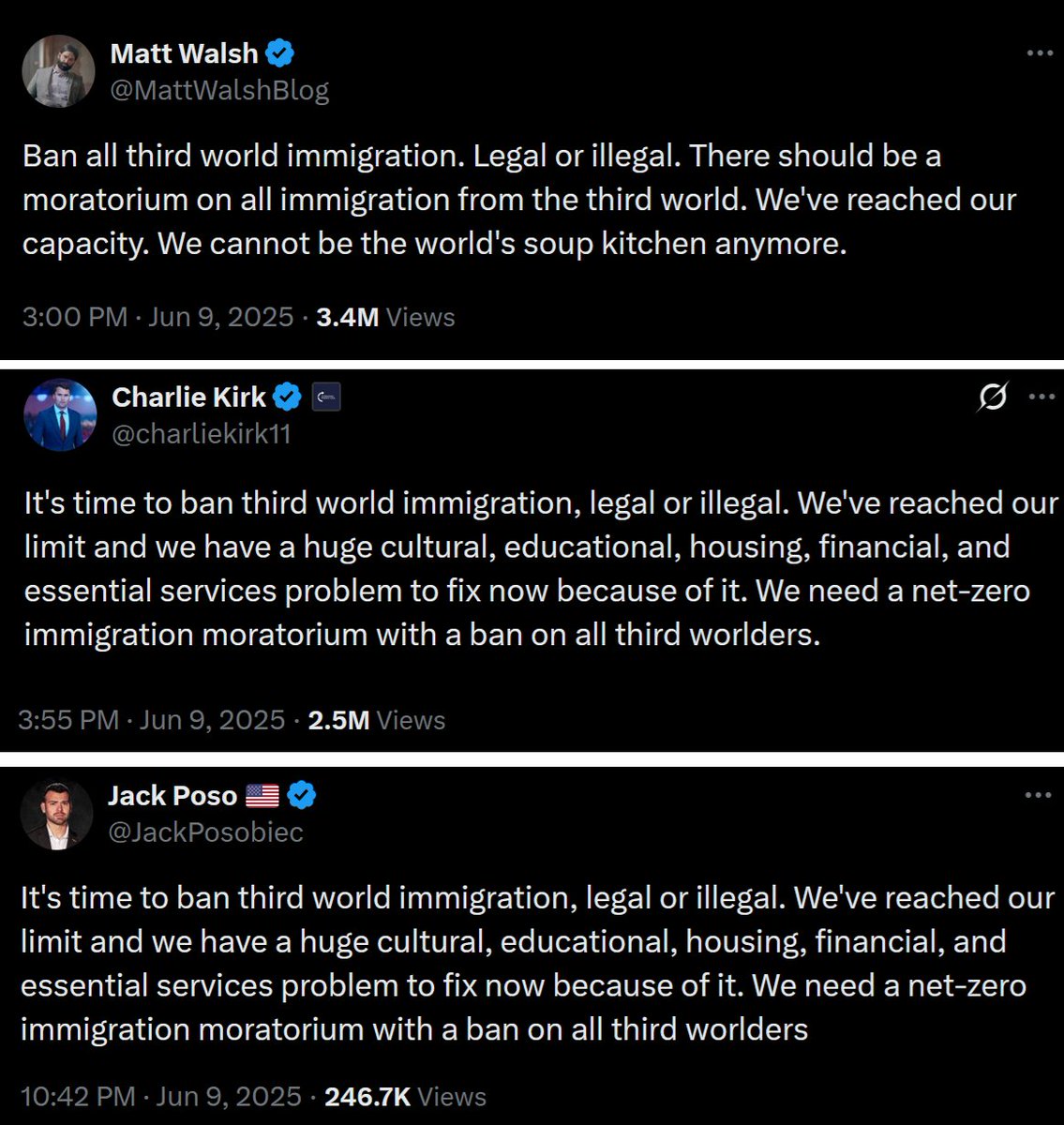 the kosher right all got the same memo