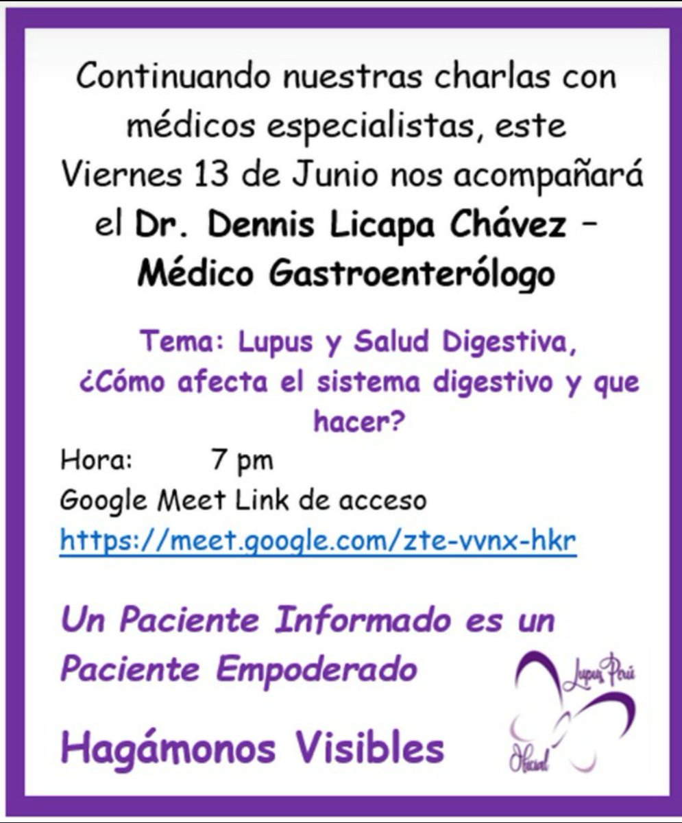 Asociación Lupus Perú tweet media