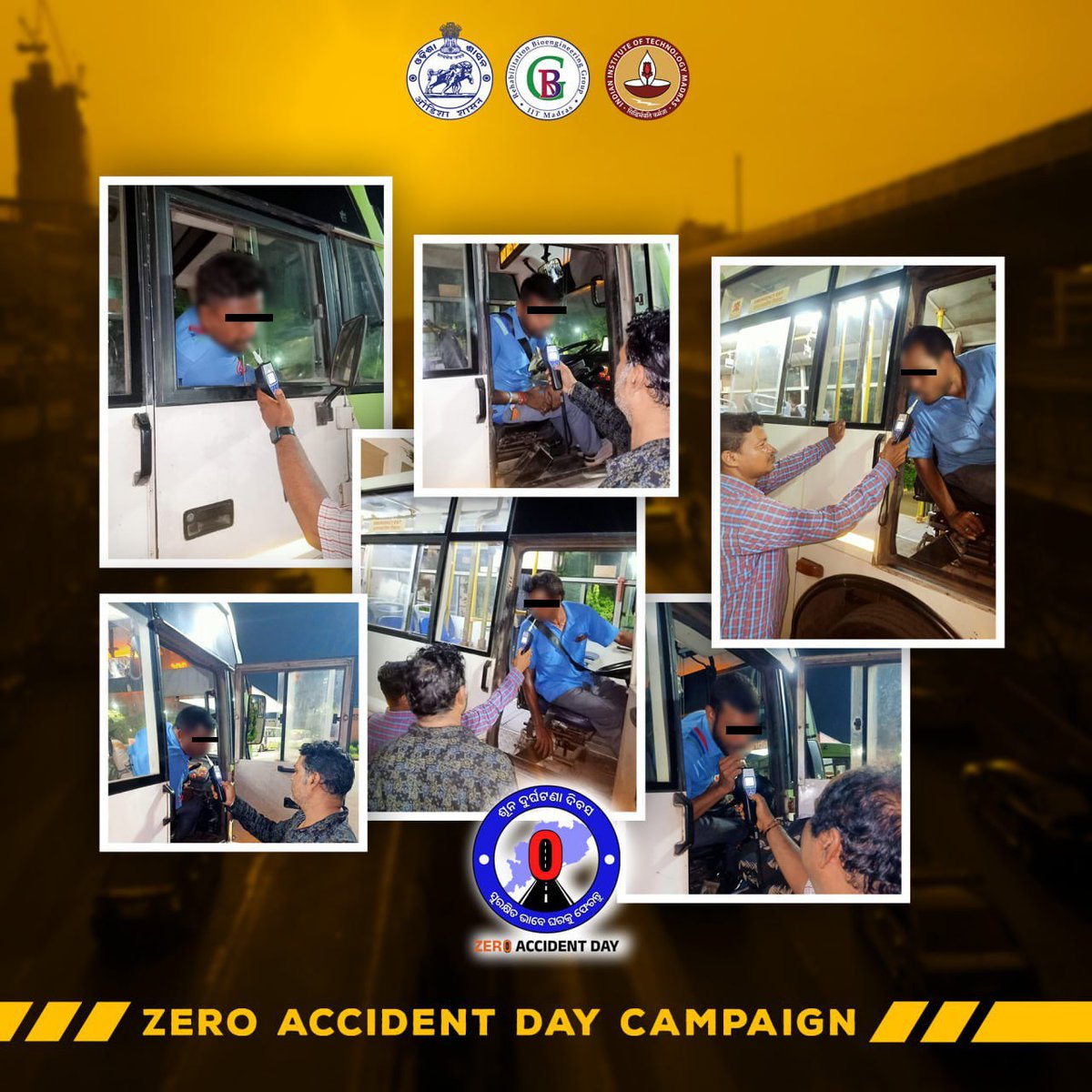 RBG Labs IITM (@rbg_labs_iitm) on Twitter photo Zero Accident Day campaign at full swing. To ensure a secure commute, AMA bus crew undergo random breath analyzer tests at key stages:
Pre-departure
En route
Post-arrival
#ComeHomeSafe #ZAD2025 #ZADBhubaneshwar #iitmadras
<a href="/VBChennai/">Venkatesh B</a> <a href="/iitmadras/">IIT Madras</a> <a href="/CTOdisha/">ବାଣିଜ୍ୟ ଓ ପରିବହନ ବିଭାଗ । Commerce & Transport</a> <a href="/STAOdisha/">State Transport Authority, Odisha</a> Zero Accident Day campaign at full swing. To ensure a secure commute, AMA bus crew undergo random breath analyzer tests at key stages:
Pre-departure
En route
Post-arrival
#ComeHomeSafe #ZAD2025 #ZADBhubaneshwar #iitmadras
<a href="/VBChennai/">Venkatesh B</a> <a href="/iitmadras/">IIT Madras</a> <a href="/CTOdisha/">ବାଣିଜ୍ୟ ଓ ପରିବହନ ବିଭାଗ । Commerce & Transport</a> <a href="/STAOdisha/">State Transport Authority, Odisha</a>