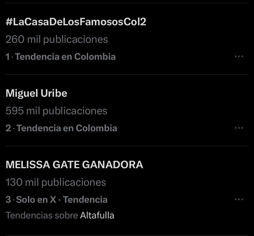 Esta muy claro #MelissaGateGanadora  no hay más. 

#LaCasaDeLosFamososCol
#LaCasaDeLosFamososCol2 
#LaCasaDeLosFamososColombia
#LCDLFCOL #MelissaGanadora #VotaPorMelissa