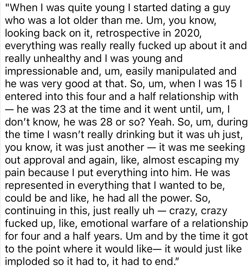 4eminent4's tweet image. Pete Wentz groomed &amp;amp; abused 15-year-old Jeanae White when he was 23. 🧵

This re-done thread will consist of all the proof we have, including Jeanae’s own words (which are the first two screenshots here).