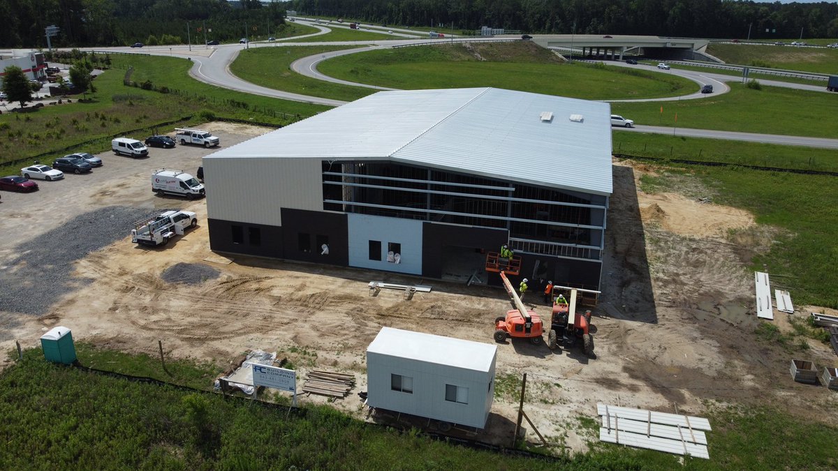 JonBestX's tweet photo. What construction team calls and says “we are 2 months ahead of schedule” in today’s commercial construction world! LFG! 4th new store opening this year and a few more still to come before the end of the summer! #loveourteam #buildingbetter https://t.co/X9tnirCfz9