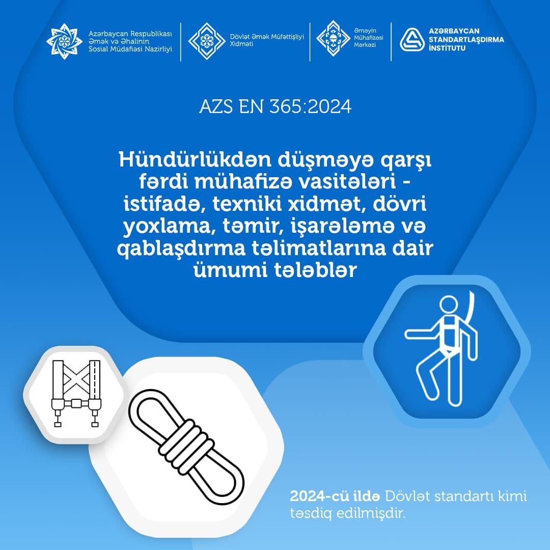 sosial_nmr_az's tweet image. “Əmək sahəsində” standartlaşdırma üzrə Texniki Komitənin fəaliyyət planına əsasən əmək sahəsi üzrə 57 milli standart hazırlanaraq   Azərbaycan Standartlaşdırma İnstitutu tərəfindən dövlət standartı kimi təsdiq edilib.
#ƏƏSMN #DƏMX #Azstand #MilliStandartlar