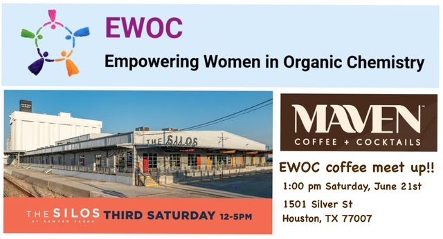 ACS-GHS (@acsghs) on Twitter photo Join EWOC for afternoon coffee on Saturday, June 21 at Maven followed by an air-conditioned stroll through The Silos and Silver Street open art studios. Email ewoctx@exochem.org with any questions. Join EWOC for afternoon coffee on Saturday, June 21 at Maven followed by an air-conditioned stroll through The Silos and Silver Street open art studios. Email ewoctx@exochem.org with any questions.