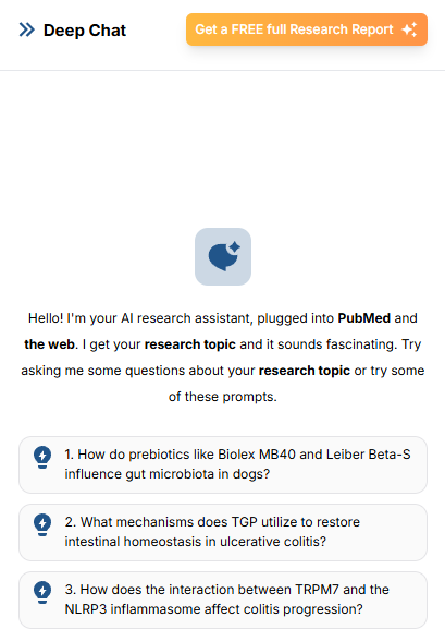 AIpubmed's tweet photo. Ask a question.
Get a literature-backed answer, structured insights, and a downloadable report.
No back-and-forth tabs. Just clarity: https://t.co/SXd2bHsZKb
#AIforResearch #SmartScience #DeepSearch https://t.co/bidhKA71Ew