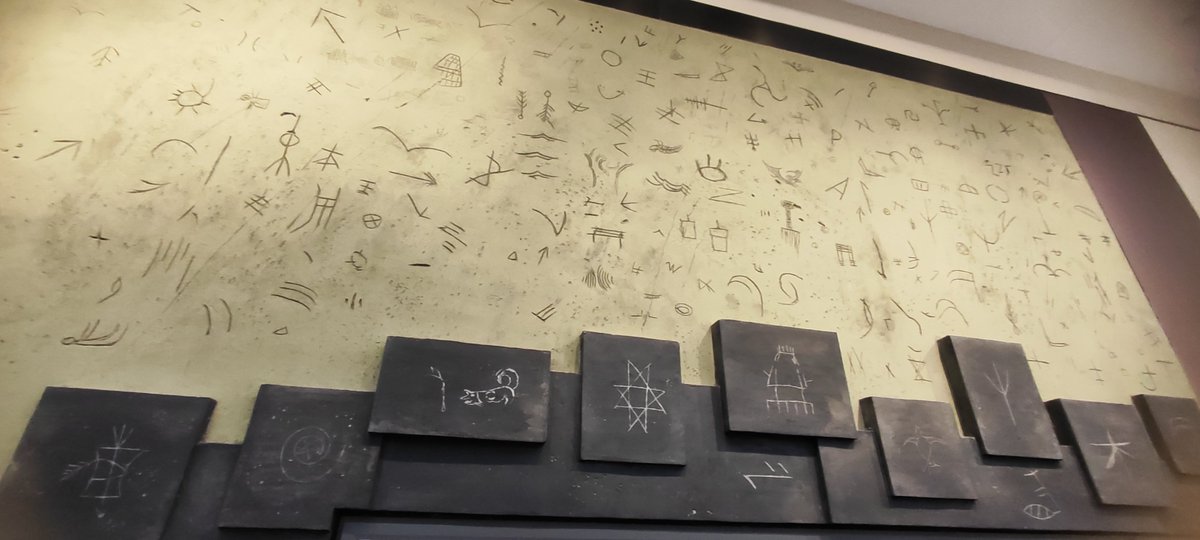 The Liangzhu symbols from 5000 years ago,Liangzhu Museum.