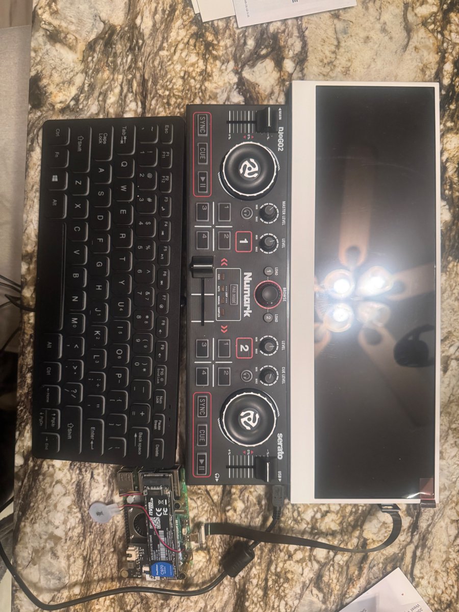 Everyone, I need some help with a project.

I would like to make a portable DJing rig using the components in the picture. I want to design a housing that I can mount all this stuff in, and give it a flip lid that can serve as an incline stand.

I need guidance on how to do it.