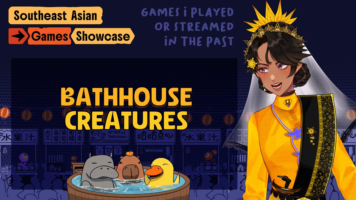 KarinKishime1's tweet photo. __**Bathhouse Creatures By Sleepy Rocket**__
An indie game developed by a couple from Malaysia. My viewers do know I love some management games like Jurrasic games n such. So I do kinda dig to this game and last time I play the demo. Now the FULL GAME IS OUT!
#SEAGS https://t.co/z0HXhwXZ0v