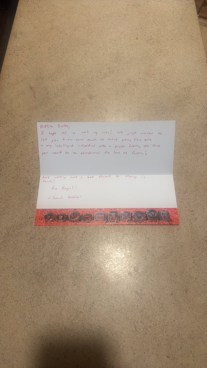 Kristjan Burke (@kristjanburkefb) on Twitter photo Thank you <a href="/Coach_Heffler/">Andrew Heffler, M.S.</a> for the letter! I look forward to staying in touch with <a href="/EWUFootball/">EWU Football ๐</a>! Thank you <a href="/Coach_Heffler/">Andrew Heffler, M.S.</a> for the letter! I look forward to staying in touch with <a href="/EWUFootball/">EWU Football ๐</a>!