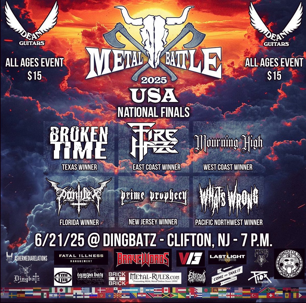FireHazeBAND's tweet image. The time has come! The greatest FireHaze show ever! The final battle! The chance to win the only spot to represent our home, the United States! at the biggest heavy metal festival of all time: Germany’s Wacken Open Air.