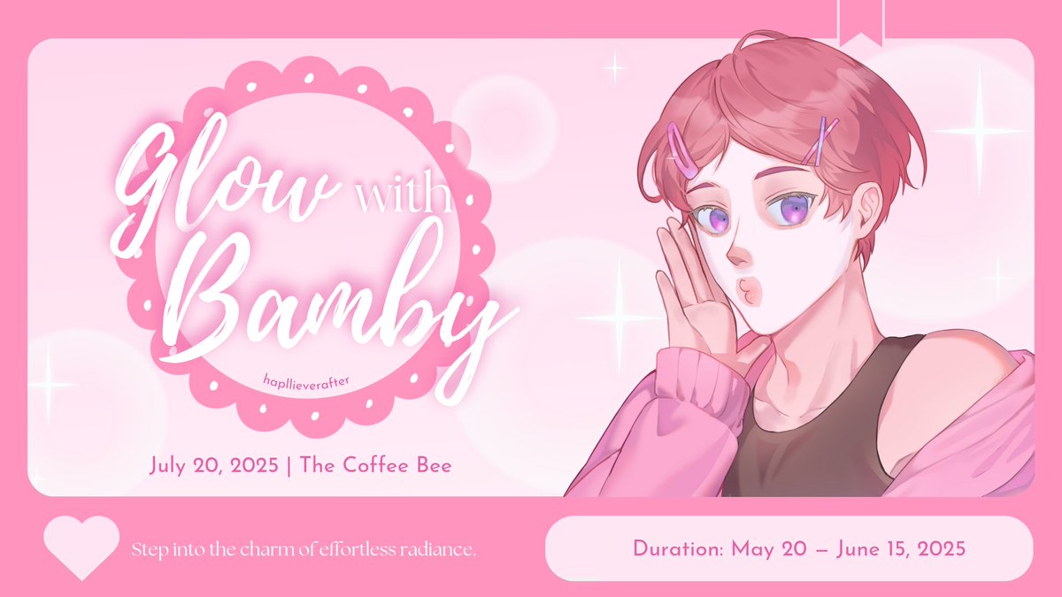 hapllieverafter's tweet image. 💌 An invitation from Bamby 

Step into the glow — our registration and mail order forms are now open ✨

🎀 Reg: bit.ly/4k5grrL
🌸 Mail order:bit.ly/4kptxQj

Come sparkle with us, cuties 💖

#GlowWithBamby #BambyDayPH 
#밤비