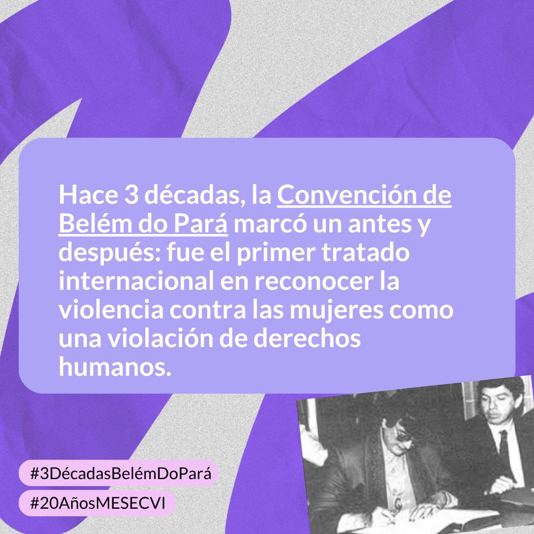 LeyOlimpiaLATAM's tweet photo. Como #DefensorasDigitales, somos parte de la @AlianzaRegional y reafirmamos nuestro compromiso con la #ConvenciónBelémdoPará
A 3 décadas de su creación la Convención sigue viva, pero enfrenta amenazas. https://t.co/17B6nBXMYy