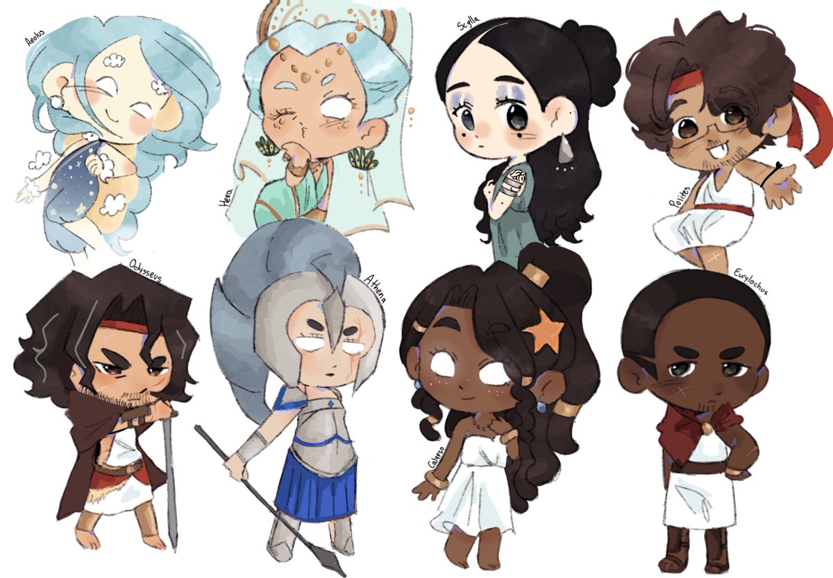Anyone who isn’t here i didn’t feel like drawing. Ok #epicthemusical #greekmythology